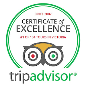 Rated #1 of 104 Tours in Victoria BC.